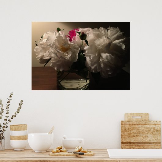 Peony Poster (Keuken)