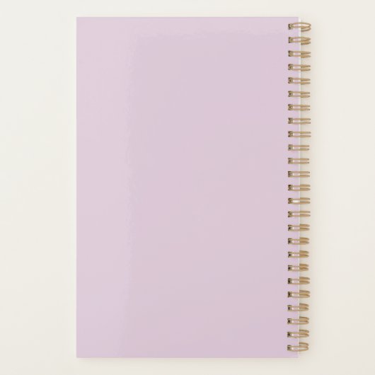  Peony Roze Waterverf bruiloft Planner (Achterkant)