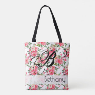 Peony Rozen Floral Canvas tas