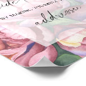 Peony rozen - help de drukke bruid Adres Poster (Hoek)