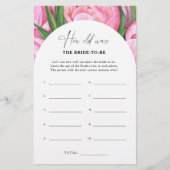 Peony rozen - Hoe oud was de bruid om te spelen (Voorkant)