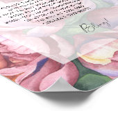 Peony rozen - lente zet een ring op het spel poster (Hoek)