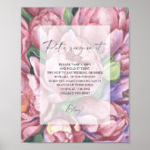 Peony rozen - lente zet een ring op het spel poster (Voorkant)