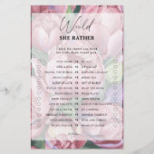 Peony rozen - Zou ze liever vrijgezellenfeest spel (Voorkant)