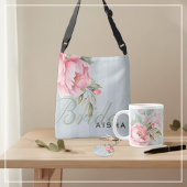 Peony & Sage Floral | Elegant Blush Jumbo Mug Grote Koffiekop