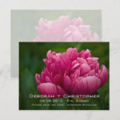 Peony · Save the Date Briefkaart (Voorkant / Achterkant)