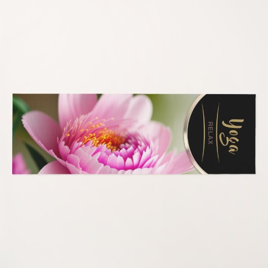 Peony Side Center - Yoga Mat (Voorkant (horizontaal))
