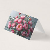 Peony Snowflake Kaart (Voorkant)