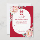 Peony Song Hy/Shuang Xi RSVP met code QR (Voorkant)