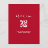 Peony Song Hy/Shuang Xi RSVP met code QR (Achterkant)