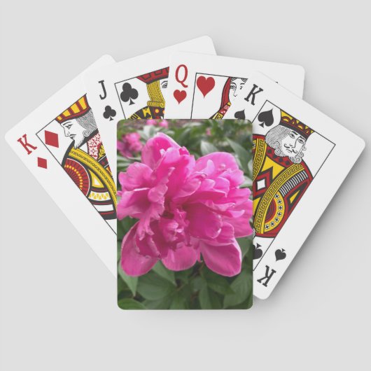 Peony-spelkaarten Pokerkaarten (Achterkant)