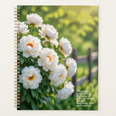 Peony Symbolism Calendar Planner (Voorkant)