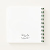 Peony ~ The Flowers Collectie Sketchbook Notitieboek (Achterkant)