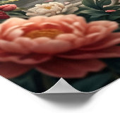 Peony Tiger Blossom Power Poster (Hoek)