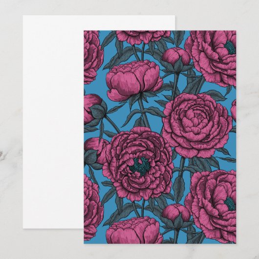 Peony-tuin (Voorkant / Achterkant)