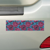 Peony-tuin Bumpersticker (Op auto)