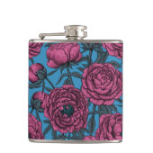 Peony-tuin Heupfles (Voorkant)