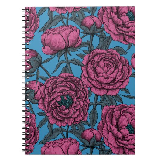 Peony-tuin Notitieboek (Voorkant)