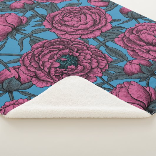 Peony-tuin Sherpa Deken (3/4)