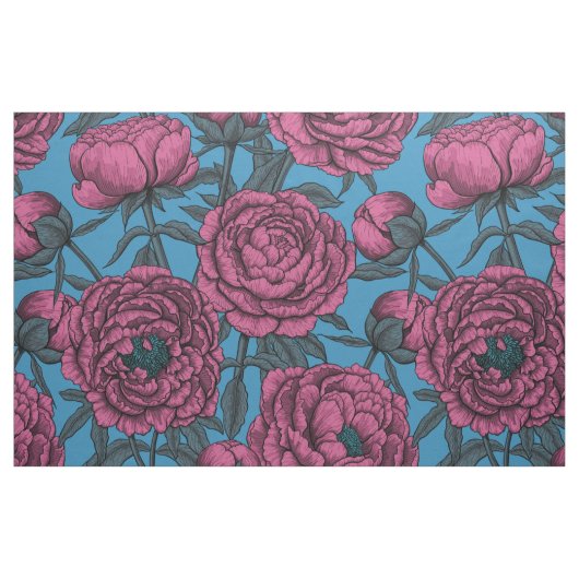 Peony-tuin Stof (Fat Quarter)
