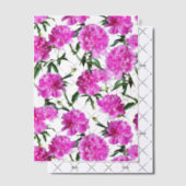Peony. Vellum Uitnodigingen (Offset (Uitnodiging))