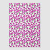 Peony. Vellum Uitnodigingen (Voorkant)