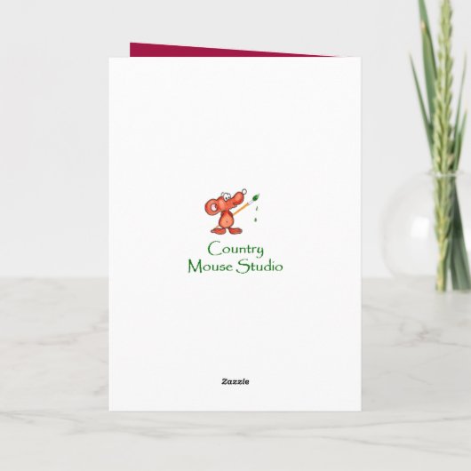  Peony-ventilator voor zuster Birthday Kaart (Achterkant)