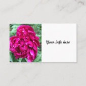Peony Visitekaartje (Voorkant)