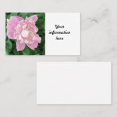 Peony Visitekaartje (Voorkant / Achterkant)