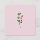 Peony Wedding Details for Wedding  Informatiekaartje (Achterkant)