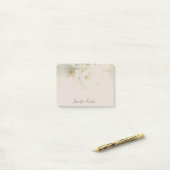 Peony Wedding Mauve Stationery Post-it® Notes (Op bureau)