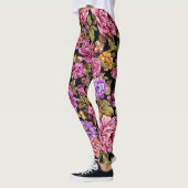 Peonys in volle bloei leggings (Links)