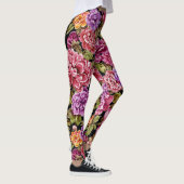 Peonys in volle bloei leggings (Rechts)