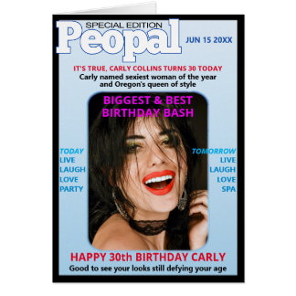 Peopal Mag Parody-Birthday-Upload Photo-Modern-Fun