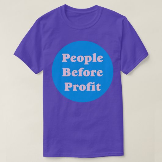People Before Profit3 T-shirt (Design voorkant)