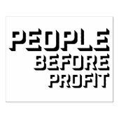 People Before Profit Activism Social Justice Equal Rubberstempel (Afrduk)