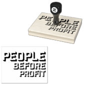 People Before Profit Activism Social Justice Equal Rubberstempel (Gestempeld)