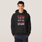 People Call Me When They Break Stuff Diesel Mechan Hoodie (Voorkant volledig)