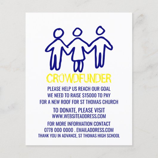 People Design, Crowdfunder, Crowdfunding Flyer (Voorkant)