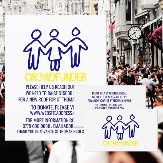 People Design, Crowdfunder, Crowdfunding Flyer
