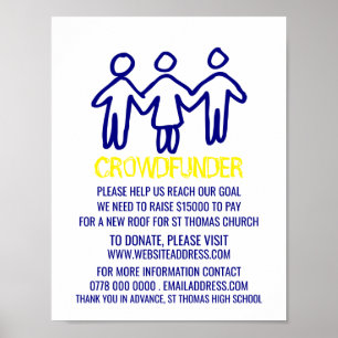 People Design, Crowdfunder, Crowdfunding Poster