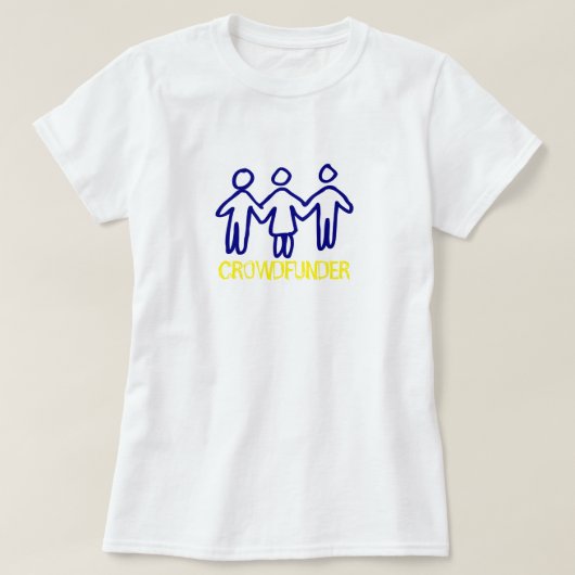 People Design, Crowdfunder, Crowdfunding T-shirt (Design voorkant)