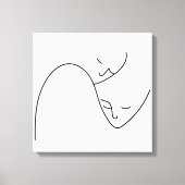 People Facs Lines Support Partner Canvas Afdruk (Voorkant)