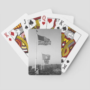 People in Bleachers Pokerkaarten