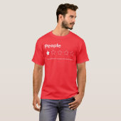 People One Star Total Nightmare Would Not Recommen T-shirt (Voorkant volledig)