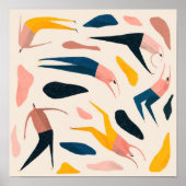 People Pattern Poster (Voorkant)