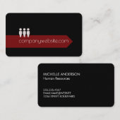 People Pictogram / Personeelszaken Visitekaartje (Voorkant / Achterkant)