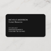 People Pictogram / Personeelszaken Visitekaartje (Achterkant)