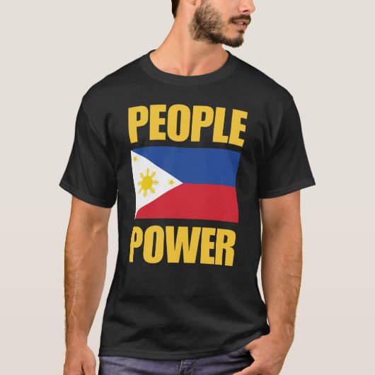 People Power Impeach Marcos Tee Corruption Protest T-shirt (Voorkant)