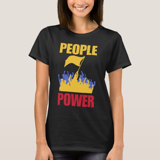 People Power Impeach Marcos Tee Corruption Protest T-shirt (Voorkant)